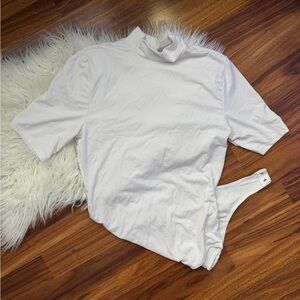 Charlotte Russe Mock Neck Bodysuit